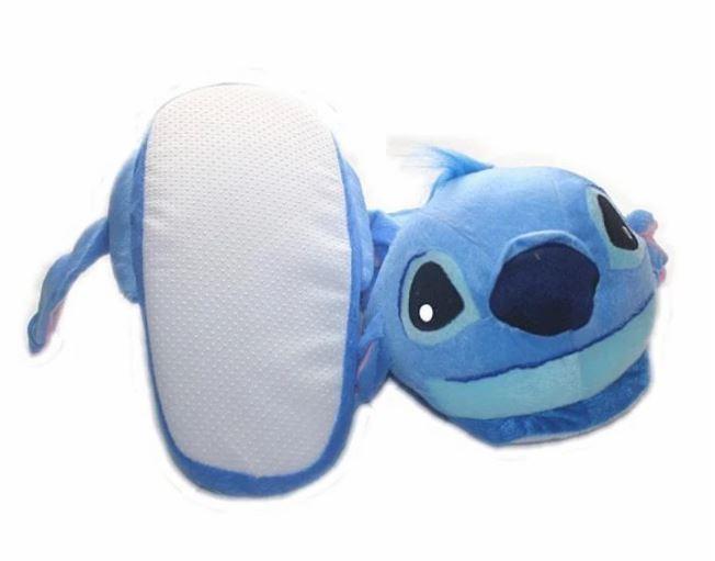 Acheter Chausson Stitch Bleu - pantoufle haut et chaud D'hiver pas