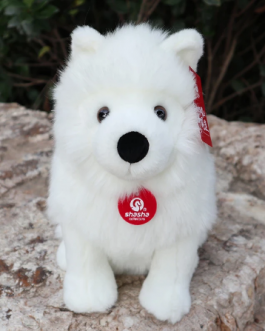 Chien Samoyède En Peluche